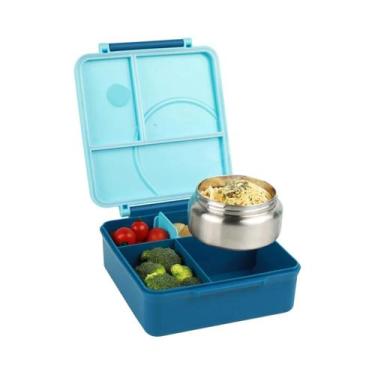 Imagem de Lancheira Térmica com 4 Divisórias - Ideal para Trabalhadores e Adoles