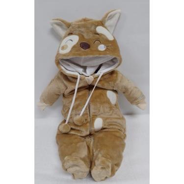 Imagem de Macacão Luxo Pelo Fleece Unissex Bebê Inverno LessaKids 9287-Unissex