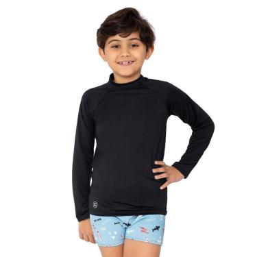 Imagem de Camiseta Infantil Proteção Solar UV 50+ Unissex Manga longa Segunda Pele Termica-Unissex