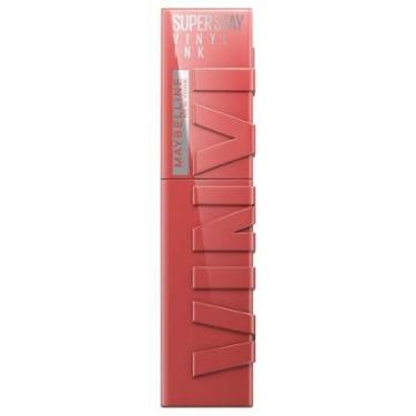 Imagem de Batom Labial Maybelline SuperStay Vinyl Ink Peachy-Feminino
