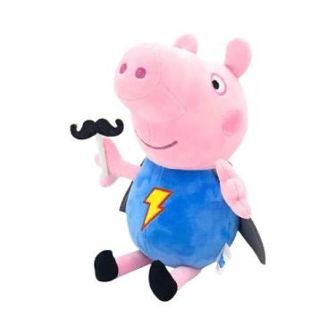 Imagem de Boneco De Pelúcia Peppa Pig De 30 CM, Pai, Mãe E George, Brinquedos Pa