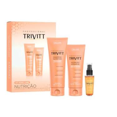 Imagem de Kit Home Care Nutrição Capilar + Power Oil  Trivitt - Itallian Hairtec