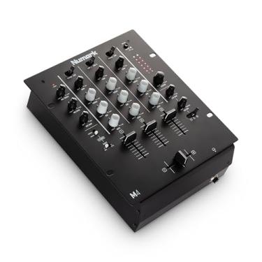 Imagem de Numark M4 - Misturador de DJ Scratch de 3 canais, montável em rack com equalizador de 3 bandas, entrada de microfone e Crossfader substituível com controles reverso e inclinação