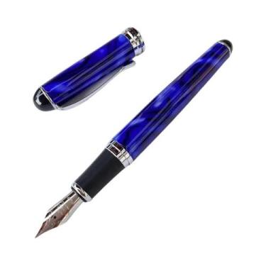 Imagem de Conjunto De Caneta Tinteiro Jinhao X750 Com Detalhes Prateados, Ponta 