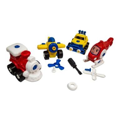 Imagem de Brinquedos Desmontáveis Carro Avião Trem e Helicóptero - TY358979A - B