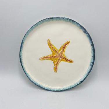 Imagem de Prato Sobremesa Estrela Atlântica Scalla Cerâmica 21cm - ROJEMAC