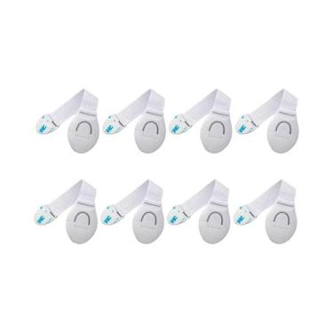 Imagem de Trava De Segurança Para Armários, Proteção Infantil, Trava De Plástico