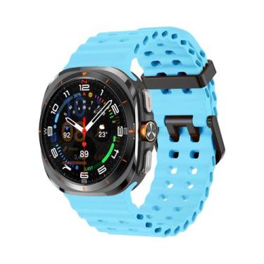 Imagem de Pulseira De Borracha Substituta Para Samsung Galaxy Watch 7 8 Ultra Ac
