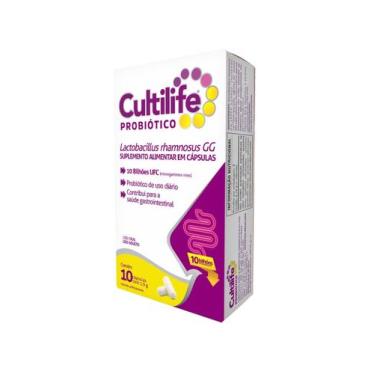 Imagem de Cultilife Probiótico Lactobacillus Airela - 10 Cápsulas