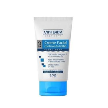 Imagem de Creme Facial Controle do Brilho Chá Verde Vitamina-E Pró Vitamina-B5 Pele Mista a Oleosa 50g-Unissex