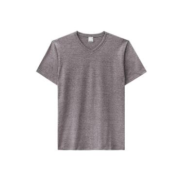 Imagem de Camiseta Masculina Básica Tradicional Malha Gola V Malwee - AZUL MARINHO - GG-Masculino