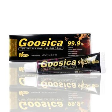 Imagem de Pomada Tatuagem Micropigmentação Lábios Goosica Efeito 99,9% Lacrada S