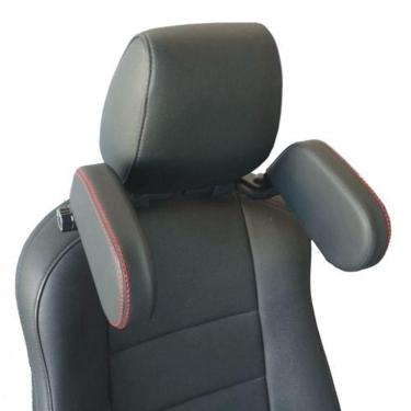 Imagem de Travesseiro Encosto Cabeça Ergonômico Para Carro Conforto E Suporte Cervical Para Assen...