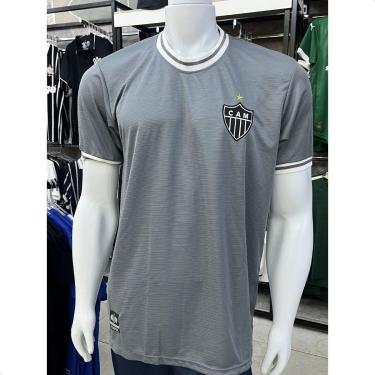 Imagem de Camiseta Atlético Mineiro Modelo Galo Clássico Chumbo-Masculino