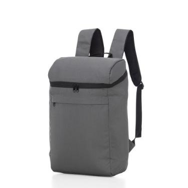 Imagem de Bolsa Mochila Térmica 16L Easy Trip Cinza para Alimentos e Bebidas Via