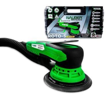 Imagem de Lixadeira Roto Orbital Nauber Roto 5 350W 220V Prato 150MM Com Acessór