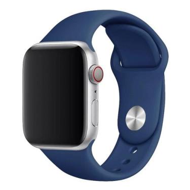Imagem de Pulseira Silicone Sport Compativel com Apple Watch 42mm a 49mm - Pools