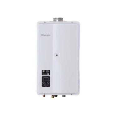 Imagem de Aquecedor a Gás Digital Rinnai 27 Litros GN REU-E271 FEH Branco Bivolt