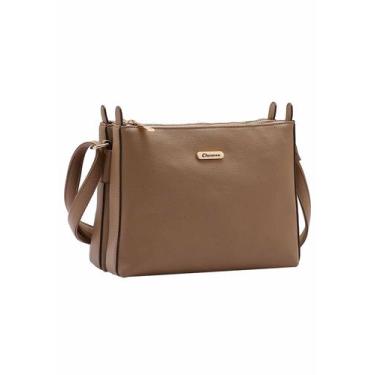 Imagem de Bolsa Feminina Chenson Original Transversal Tiracolo Pequena, Natural,