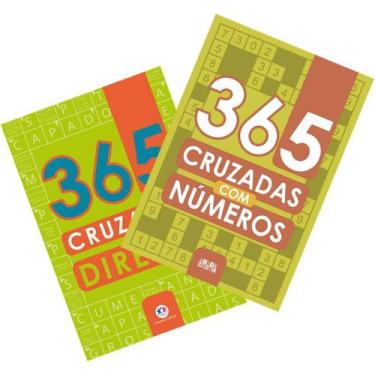 Imagem de 365 Palavras Cruzadas Diretas e Com Números Ativamente Kit 2 - Ciranda