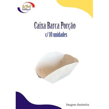 Imagem de Caixa Barca Porção c/10 unidades - Karreira - batata, mini pastel, cox