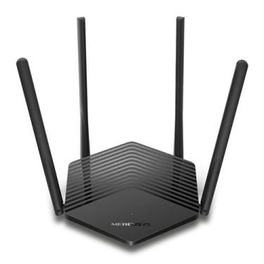Imagem de Roteador Mercusys MR60X, Gigabit AX1500, Dual Band, 4 Antenas, Preto, 