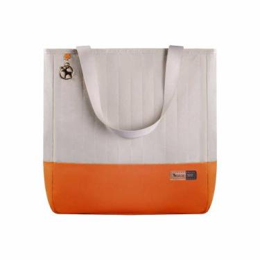 Imagem de Bolsa Maternidade Coleção Cores - Creme e Laranja - Alce