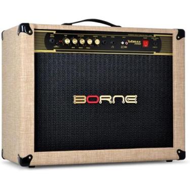 Imagem de Amplificador Borne Vorax 2080 Studio de 60W RMS para Guitarra cor palh