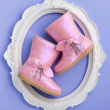 Imagem de Bota Bebê Menina Laço - PINOKIO CALÇADOS, Rosa, 22