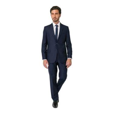 Imagem de Costume Slim Delucca 2 Botões Azul Marinho, 54