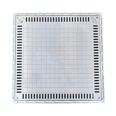 Imagem de Tampa Casa de Máquina Piscina Lisa Simples Grelha 80x80cm B2