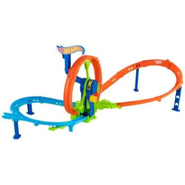 Imagem de Pista Hot Wheels Stunt Tracks Lançamento - Veloz & Looping Mattel