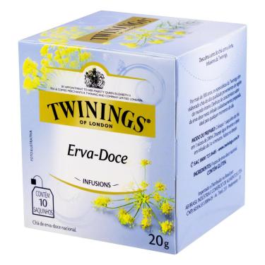 Imagem de Chá Twinings Erva Doce 20g - caixa com 10 unid 