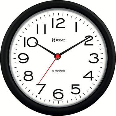 Imagem de Relógio de Parede Quartz Preto