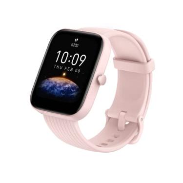 Imagem de Amazfit 2022new models bip 3 5atm 1.69 " display Smartwatch inteligente para android ios —pink