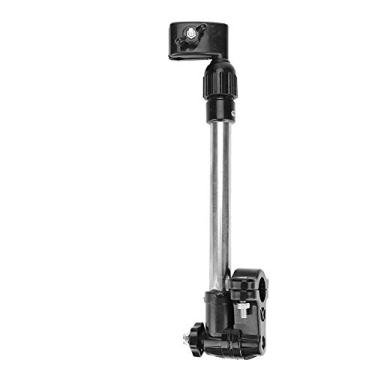 Imagem de Paraguas Carrito, suporte de guarda-chuva de bicicleta de aço inoxidável grosso, comprimento ajustável, carrinho de bebê, cadeira de rodas, guarda-chuva de chuva ensolarada, suporte de extensão