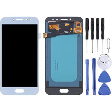 Imagem de Reparação e peças de reposição TFT tela LCD e digitalizador conjunto completo para Galaxy J2 Pro (2018) J250F/DS (preto) (Color : Blue)