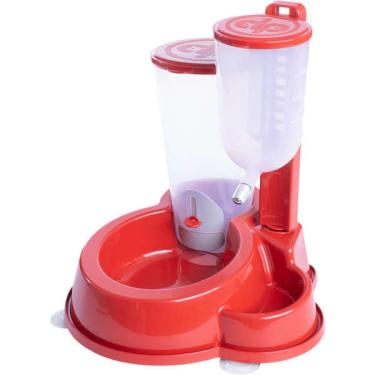 Imagem de Bebedouro Automático Durafeeder Deluxe Vermelho - Tam. Único