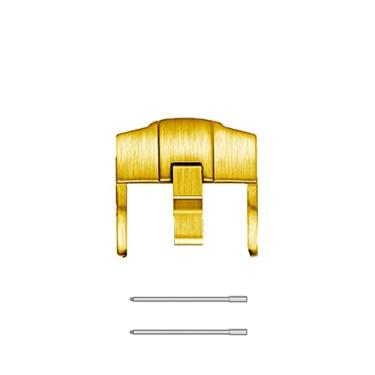 Imagem de TONECY Kit de modificação Pulseira de caixa de metal para Apple Watch Bands Series 8 Series 7 45mm Correa iWatch Band 44mm Borracha Pulseira Fecho de Pulseira (Cor: Fivela de Ouro 3)