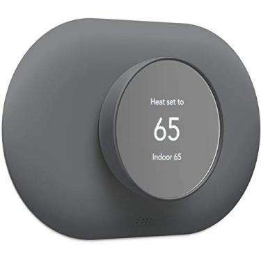 Imagem de Capa para placa de parede da Elago, compatível com o termostato Google Nest 2020 [cinza carvão]