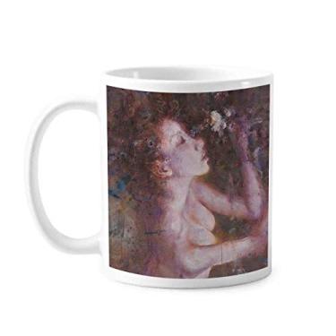 Imagem de E Minor XJJ Caneca de pintura a óleo de cerâmica xícara de porcelana café louça