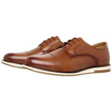 Imagem de Sapato Casual Masculino Oxford Confort Mocflex - 12010 - Caramelo