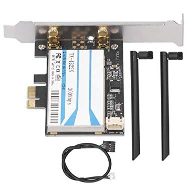 Imagem de Placa de Rede Sem Fio, BCM943228 300 Mbps Placa de Rede 24G/5G Suporte Adaptador de Mesa para Cartão WiFi Dual Band para