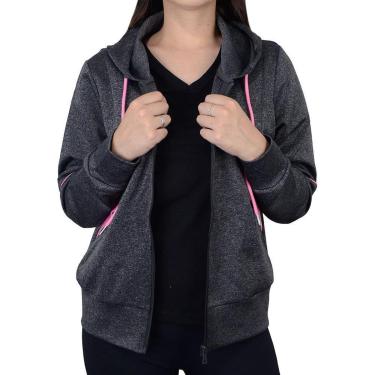 Imagem de Blusa Feminina Facinelli By Mooncity Moletom Cinza Escuro - 670314-Feminino