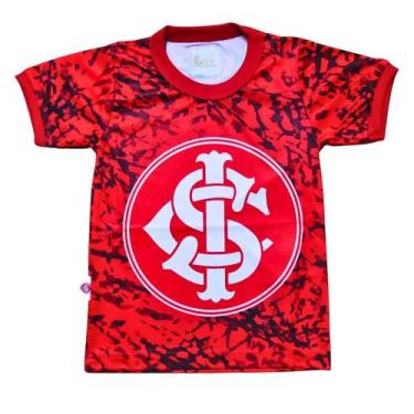 Imagem de Camiseta Infantil Internacional Rajada Vermelha Oficial - Revedor