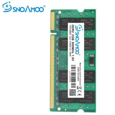 Imagem de SNOAMOO Notebook Memória 2G 4G 667MHz PC2-5300S DDR2 800MHz PC2-6400 200Pin DDR2 CL6 1.8V SO-DIMM