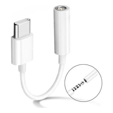 Imagem de Cabo Adaptador TIPO C Fone Ouvido P2 Femea X USB-C - Rhos
