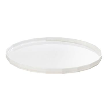 Imagem de Bandeja Elegance Redonda Aro 30 Branca Em Polipropileno Linha Tropical Vem