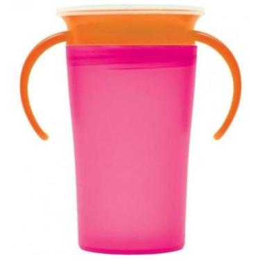 Imagem de Copo Infantil Bebê Anti Vazamento 360 Treinamento com Tampa e Alça Bub