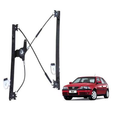 Imagem de Maquina Vidro Manual Gol G2 G3 City 4 pts Dianteira Direita - Zinni Gu